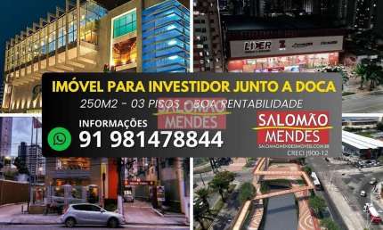 Casa comercial com 5 salas à venda na Rua Antônio Barreto, Umarizal, Belém