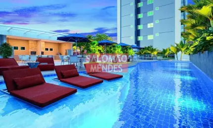 Maravilhoso apartamento de 106m², varanda gourmet, área de lazer completa.