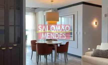 Maravilhoso apartamento de 106m², varanda gourmet, área de lazer completa.