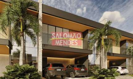 Casa Condomínio segurança 24hs, clube completo, 3 suítes, 2 vagas.