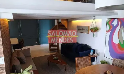 Apartamento com mezanino para locação frente baia, luxo no umarizal