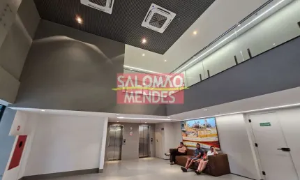 Sala no ayra corporate no umarizal - porcelanato - instalação ar condicionado
