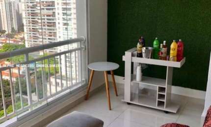 Apartamento para Venda em São Paulo, Cidade Monções, 1 dormitório, 1 suíte, 2 banheiros, 2 vagas