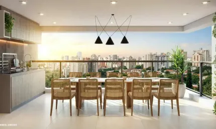 Apartamento para Venda em São Paulo, Mirandópolis, 4 dormitórios, 2 suítes, 2 banheiros, 2 vagas