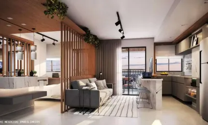 Apartamento para Venda em São Paulo, Jardim das Bandeiras, 1 dormitório, 1 suíte, 2 banheiros