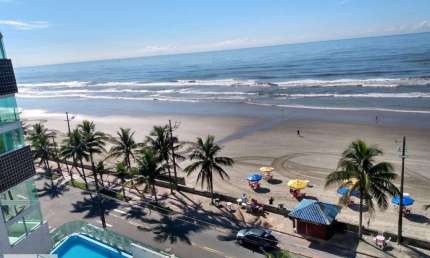 Apartamento Frente Mar para Venda em Mongaguá, Vila Dinapólis, 3 dormitórios, 1 suíte, 2 banheiros, 1 vaga