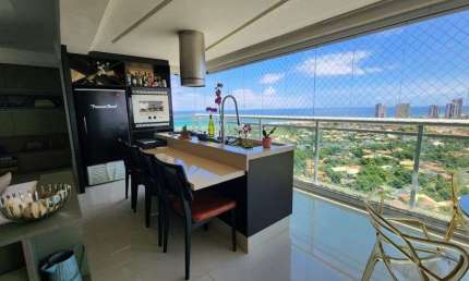 Finissimo apartamento 3 suítes vista mar 152 m Porteira Fechada