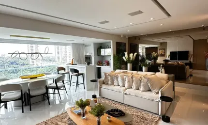 Luxuoso apartamento no Greenville em patamares porteira fechada