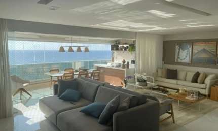 Hemispher Vista Mar Finamente Decorado  4 suítes 4 vagas