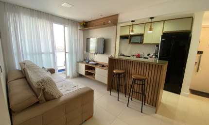 Apartamento em piata 3/4 1 suítes andar alto finamente decorado