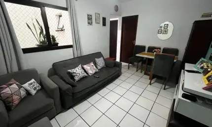 Apartamento à venda, 1 quarto, 1 vaga, Vila São Jorge - São Vicente/SP
