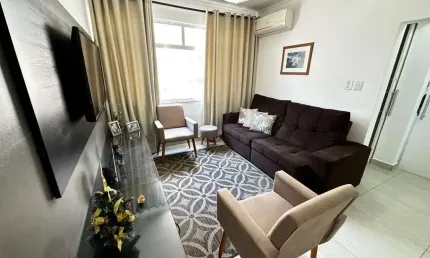 Apartamento à venda, 1 quarto, 1 vaga, josé menino - santos/sp
