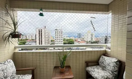 Apartamento à venda, 3 quartos, 1 suíte, 2 vagas, BOQUEIRÃO - Santos/SP