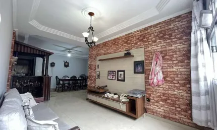 Apartamento à venda, 3 quartos, 1 suíte, 1 vaga, itararé - são vicente/sp
