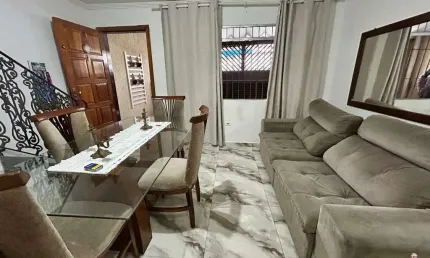 Sobrado à venda, 2 quartos, 2 suítes, 1 vaga, santa maria - santos/sp