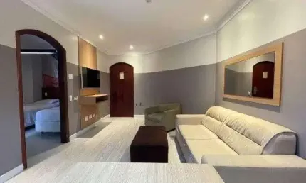 Flat com 1 quarto à venda na Rua Bahia, Gonzaga, Santos