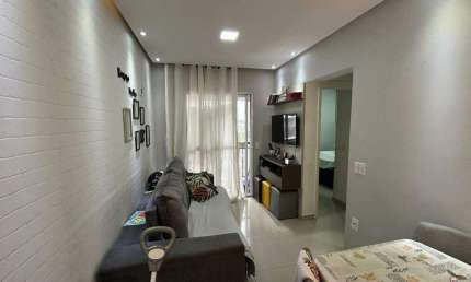 Apartamento à venda, 2 quartos, 1 vaga, Castelo - Santos/SP