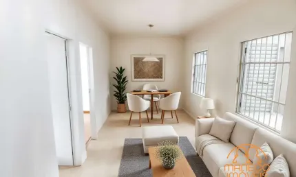 Apartamento à venda, 2 quartos, 1 vaga, castelo - santos/sp