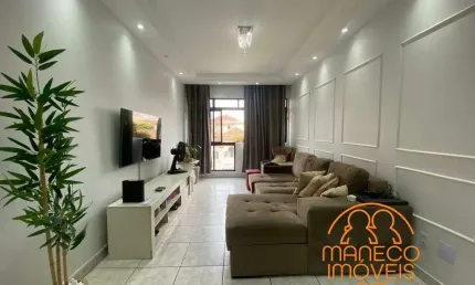 Apartamento à venda, 2 quartos, 1 suíte, 2 vagas, aparecida - santos/sp