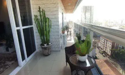 Apartamento à venda, 3 quartos, 3 suítes, 3 vagas, PONTA DA PRAIA - Santos/SP