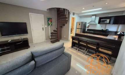 Flat com 1 quarto à venda na Avenida Rei Pelé, Ponta da Praia, Santos