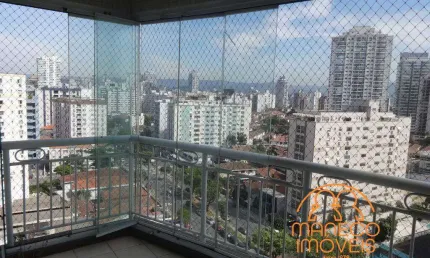 Apartamento à venda, 4 quartos, 3 suítes, 3 vagas, PONTA DA PRAIA - Santos/SP
