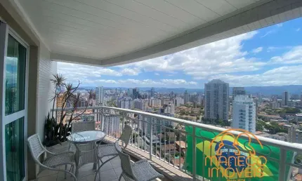 Apartamento à venda, 3 quartos, 3 suítes, 3 vagas, ponta da praia - santos/sp