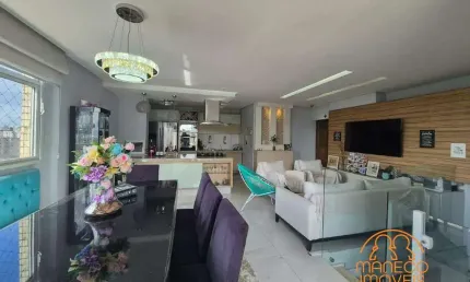 Cobertura à venda, 2 quartos, 1 suíte, 2 vagas, macuco - santos/sp
