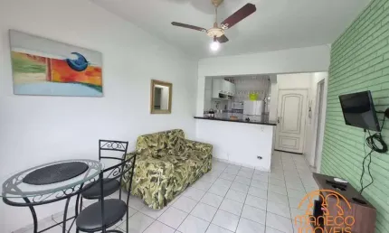 Apartamento à venda, 1 quarto, 2 vagas, ilha porchat - são vicente/sp