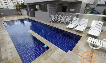 Apartamento para aluguel, 2 quartos, 2 suítes, 2 vagas, gonzaga - santos/sp