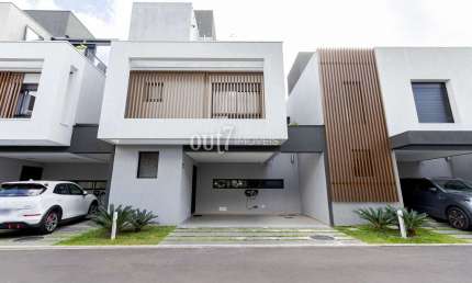 Casa em condomínio fechado com 3 quartos à venda na Rua Antônio Turíbio Teixeira Braga, 367, Santa Felicidade, Curitiba, 173 m2 por R$ 1.780.000
