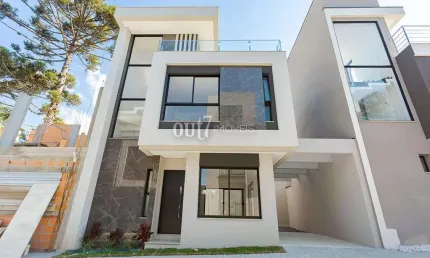 Casa em condomínio fechado com 3 quartos à venda na Rua Jaboticabas, 78, Uberaba, Curitiba, 112 m2 por R$ 790.000
