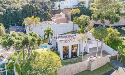Casa com 4 quartos à venda na rua valdemar de andrade, 06, santo inácio, curitiba, 331 m2 por r$ 3.490.000