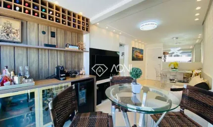 (PORTEIRA FECHADA). Lindo apartamento, pertinho da praia com 2 dormitórios à venda, 63 m² por R$ 998.000 - Praia de Itapoã - Vila Velha/ES