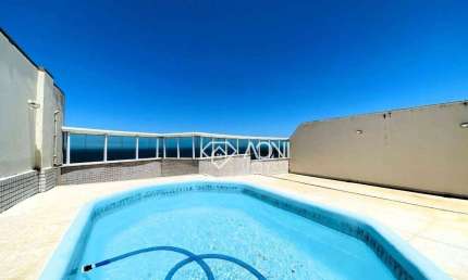 Linda cobertura linear, frente mar, 3 dormitórios à venda, 287 m² por R$ 3.000.000 - Praia de Itaparica - Vila Velha/ES