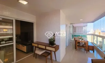 Apartamento com 3 dormitórios à venda, 105 m² por r$ 1.590.000,00 - praia da costa - vila velha/es