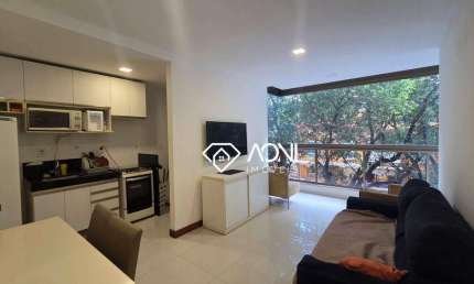 Apartamento com 1 dormitório, 45 m² - venda por R$ 950.000,00 ou aluguel por R$ 5.327,08/mês - Praia do Canto - Vitória/ES