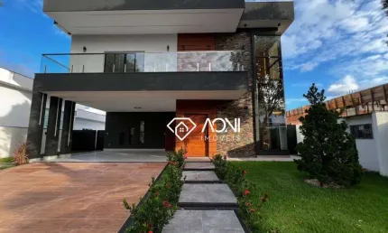 Casa com 4 dormitórios à venda, 340 m² por R$ 3.500.000,00 - Alphaville Jacuhy - Serra/ES