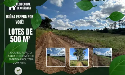 Seu lote de chácara em Ibiúna com acesso fácil e lazer completo!