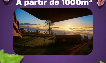 Residencial São Roque: terrenos de 1.000m² com vista panorâmica.