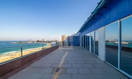 Luxuosa Cobertura à Venda em Copacabana - 4 Quartos, 4 Suítes, 3 Salas, 6 Banheiros, 1 Vaga - 425m² - Rio de Janeiro-RJ