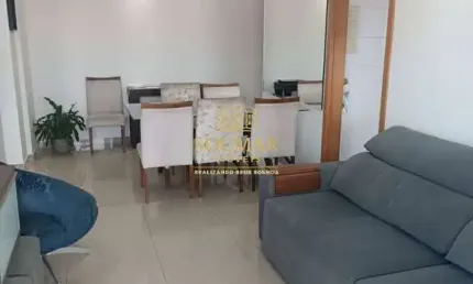 Apartamento com 2 quartos à venda, 81m² - campo grande - santos