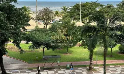 Apartamento vista total para o mar - pompéia / santos.