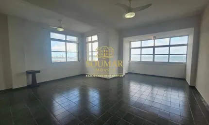 Apartamento Frente Mar com 3 quartos, Pompéia, Santos