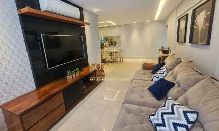 Apartamento de 3 dorm. com1 suíte - 2 vagas demarcadas, Pompéia/ Santos