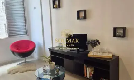 Apartamento com 1 quarto à venda na Avenida Presidente Wilson, José Menino, Santos