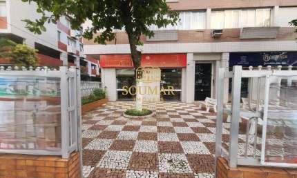 LOJA COMERCIAL FRENTE PRAIA NO BAIRRO GONZAGA/SANTOS.