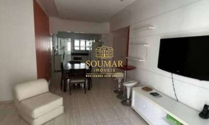 Apartamento para locação 2 dormitórios, 2 banheiros, Gonzaga - Santos/SP