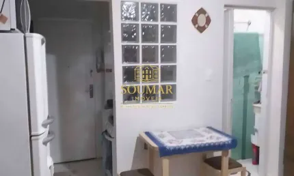 Apartamento com 1 quarto à venda na Avenida Doutor Epitácio Pessoa, Embaré, Santos