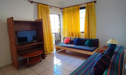 1 Dormitório na avenida da praia, Gonzaga  - Santos/ SP.